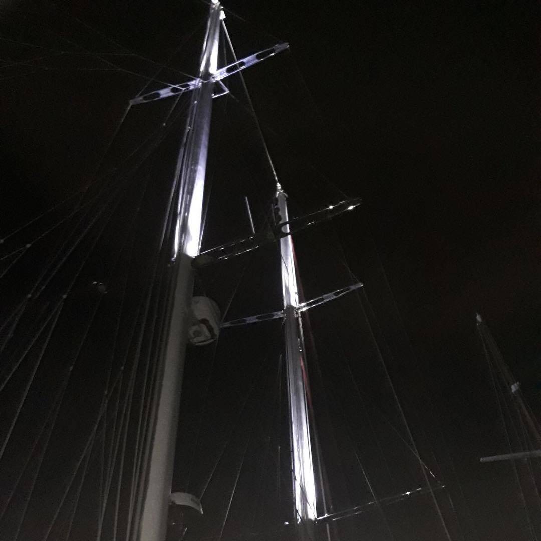 Masts in the spotlight